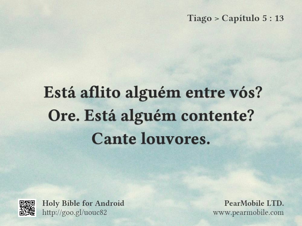 Tiago, Capítulo 5:13